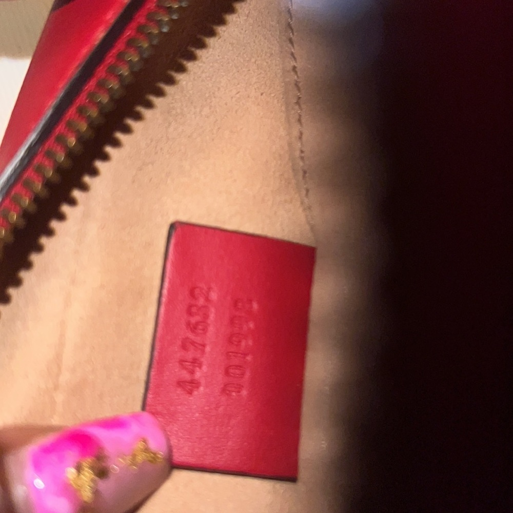 Small Gucci marmont  leather bag - Picture 12 of 12
